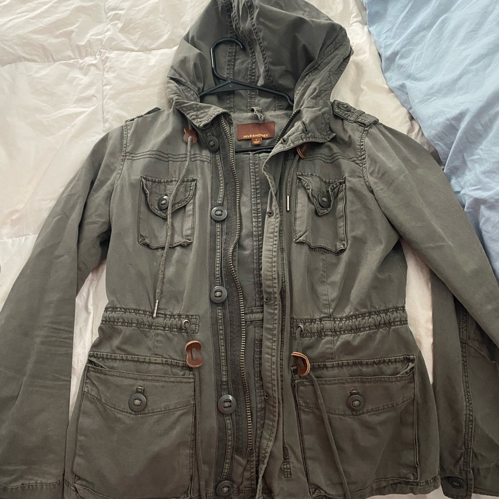 Hive & Honey Olive Jacket